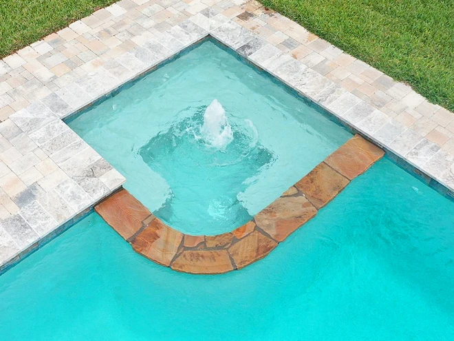 Pools with built-in Spas