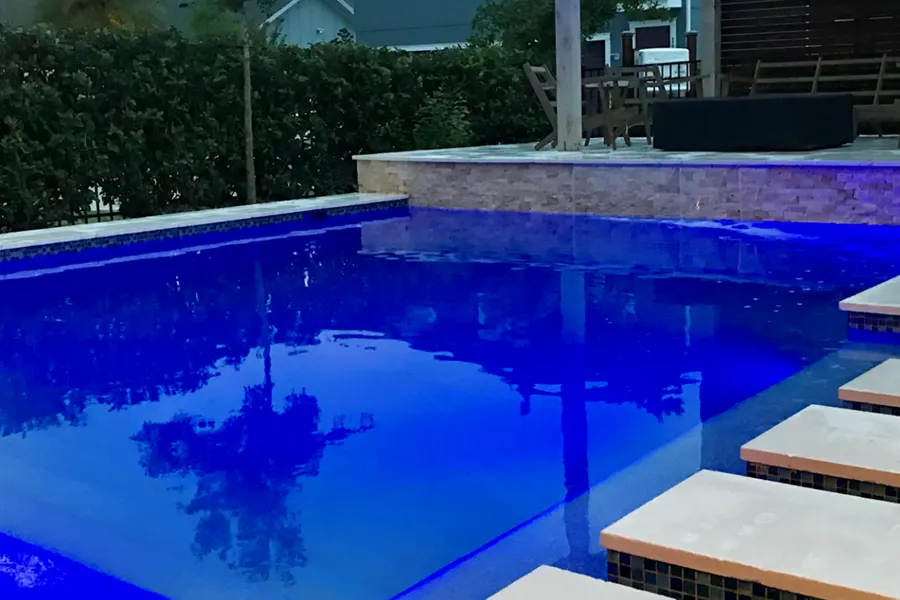 Underwater Lit Pool