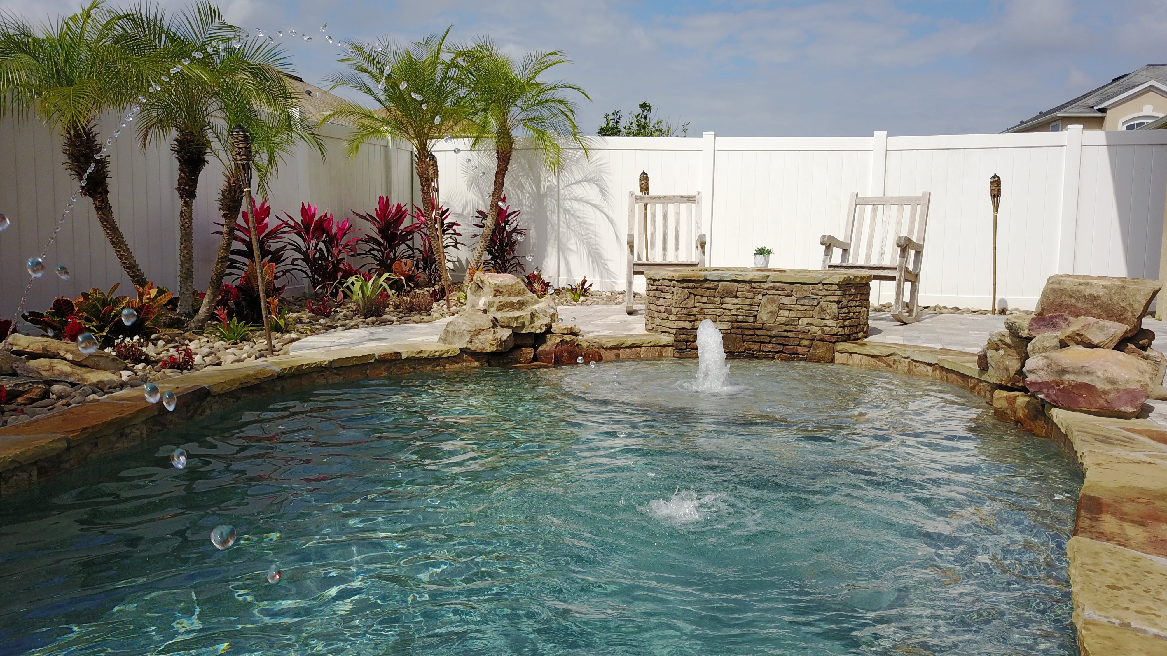 backyard oasis - inground pool